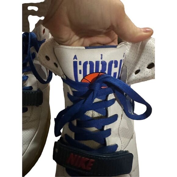 Nike Air Force 1 Mid Supreme Max Air‎ CB 2007 RARE Vintage sz 13 white red blue main image 6